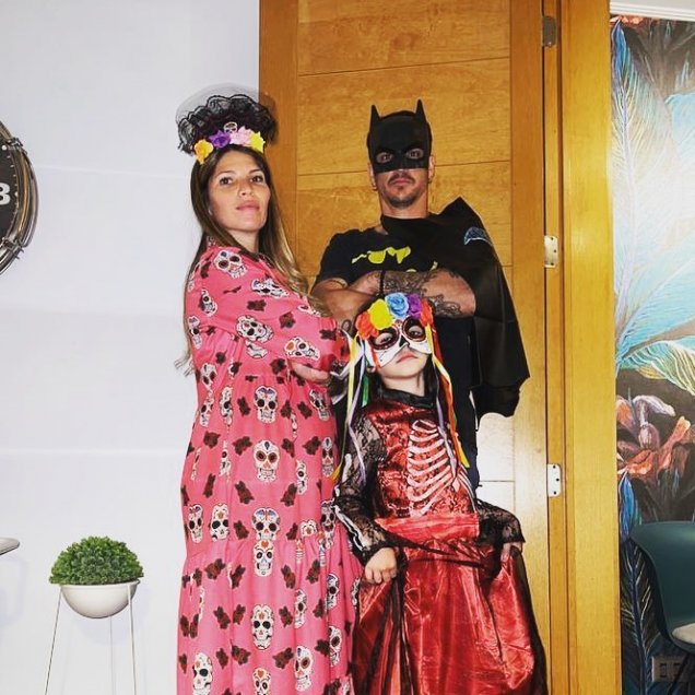 ¿Batman? Fernando Zampedri celebró Halloween junto a su familia