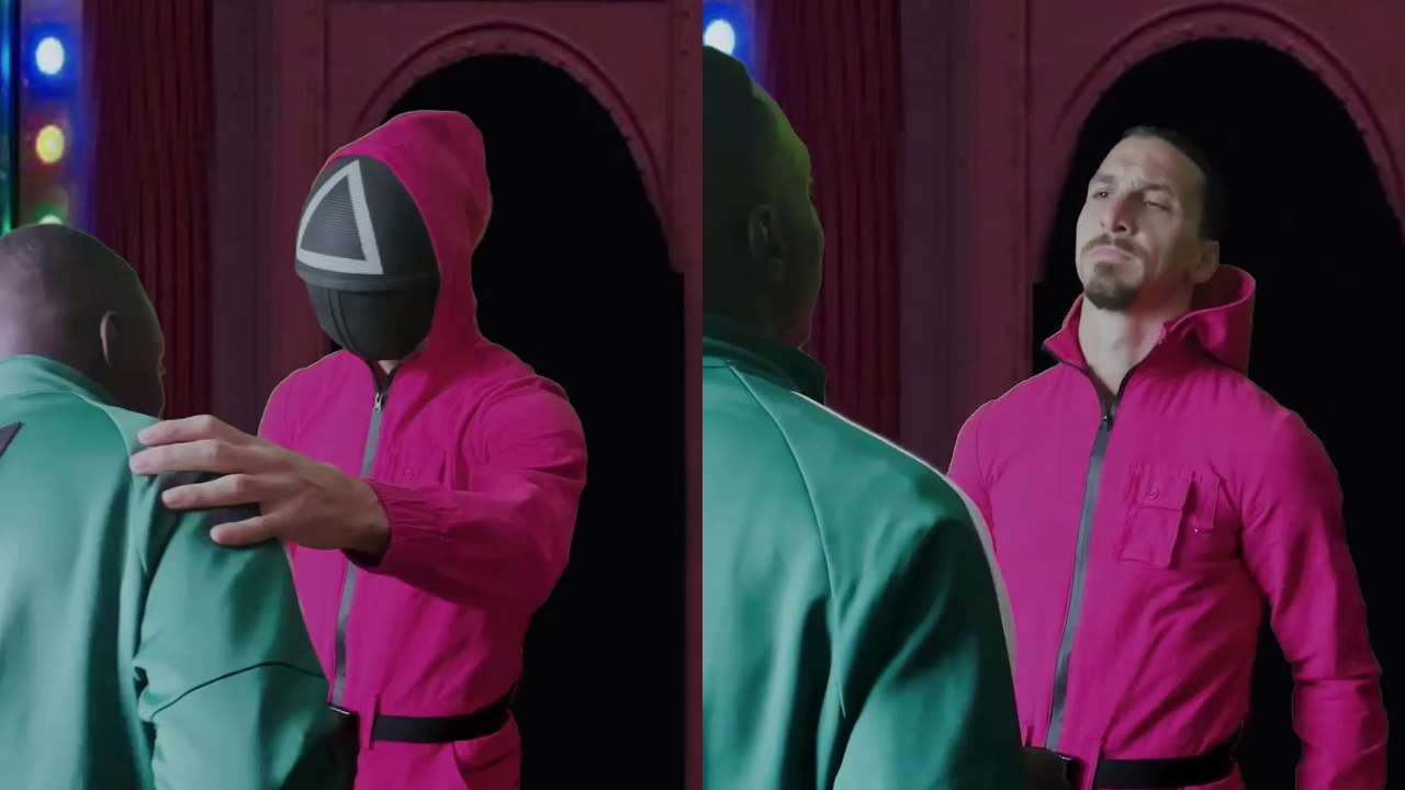 Zlatan Ibrahimovic y conocido tiktoker hicieron una parodia de “El juego del calamar”