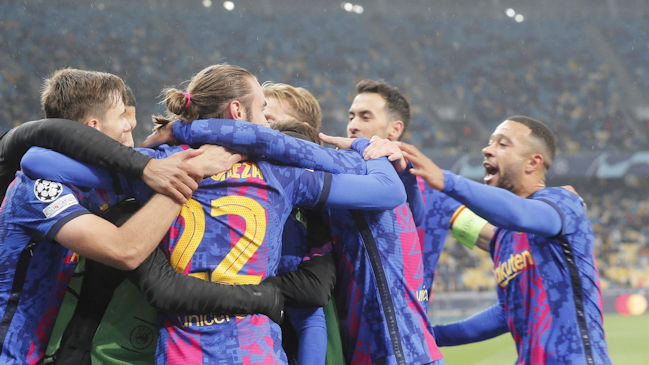 Barcelona venció con dramatismo a Dinamo Kiev y sumó valiosos puntos en la Champions