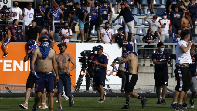 U. de Chile fue citada al Tribunal de Disciplina tras escandaloso final del partido con Curicó Unido