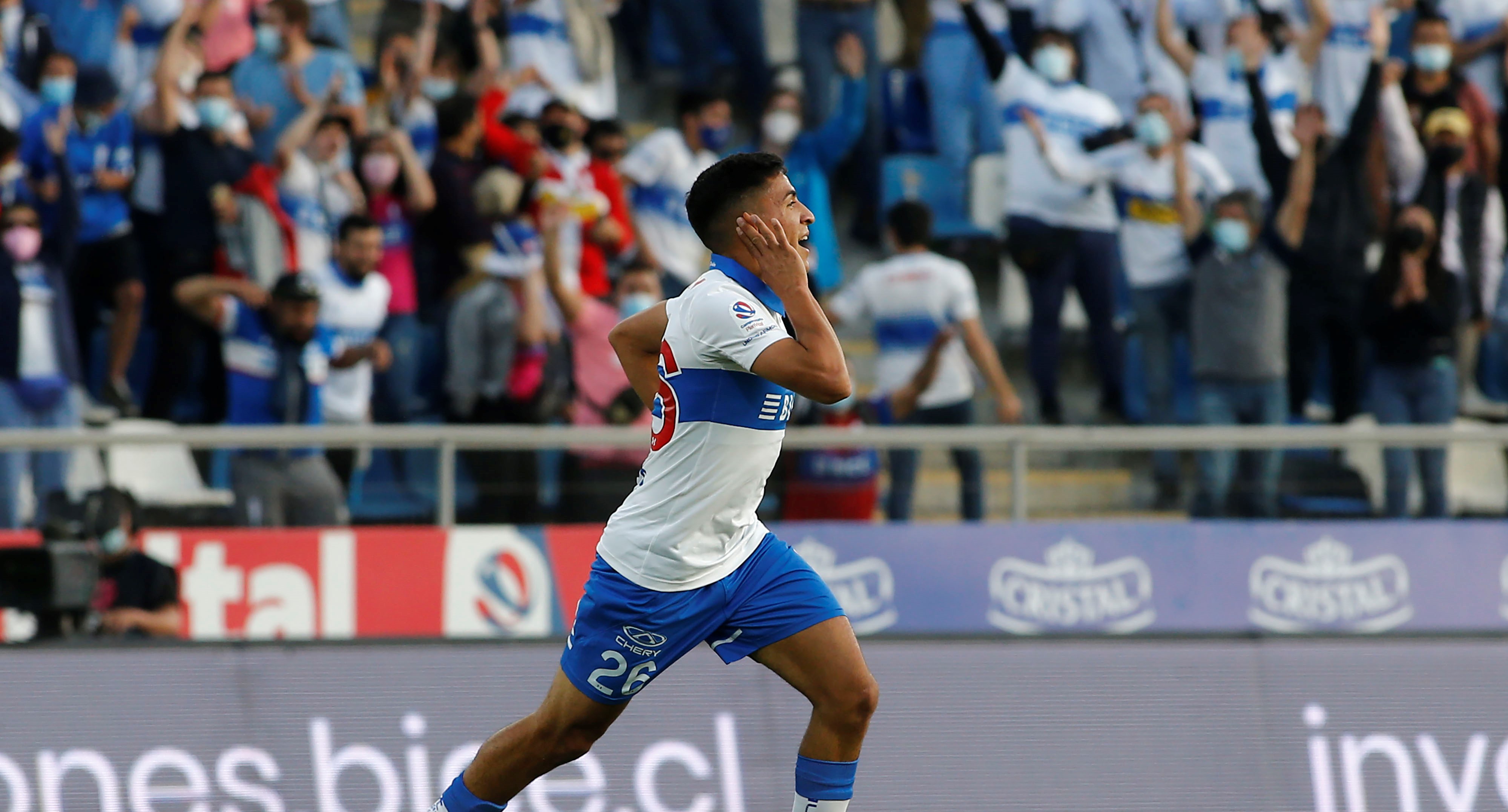 ¡Golazo! Marcelino Núñez la colocó en el ángulo del arco de Antofagasta con un zurdazo