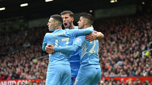 Manchester City se adueñó del clásico con imponente triunfo sobre el United en Old Trafford