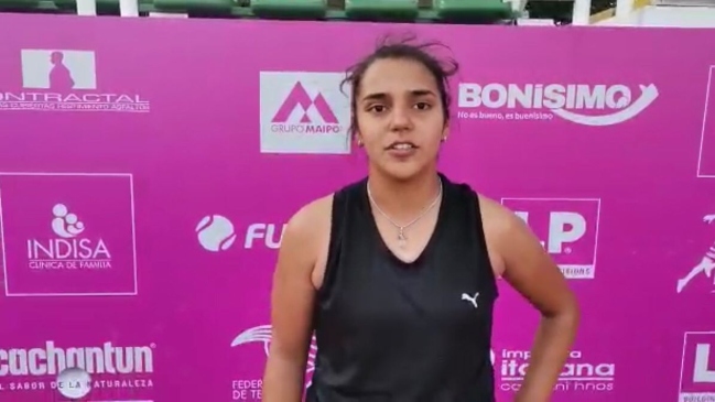 Antonia Vergara tras su histórico triunfo en la Copa LP Chile: Nunca pensé que con 14 años iba a estar acá