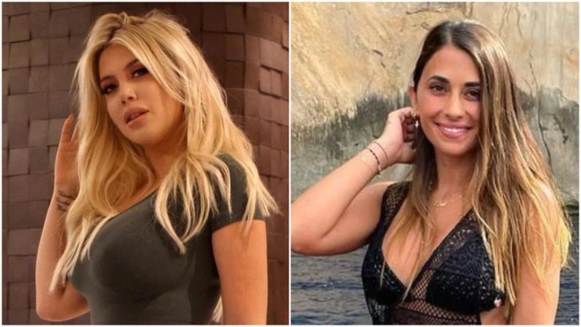 Revuelo generó un comentario de Wanda Nara en una foto de Antonela Roccuzzo con Messi