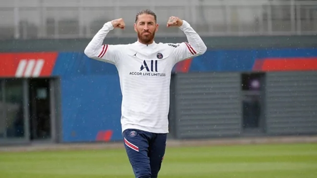 ¡Por fin! Sergio Ramos se integró a los entrenamientos con PSG