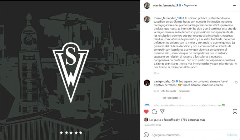 Ronnie Fernández: La dirigencia decidió competir con jugadores con vigencia de contrato para 2022