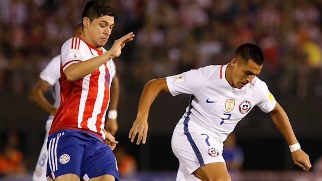 El gol de Vidal no bastó para evitar la derrota de la Roja en su última visita a Paraguay en Asunción