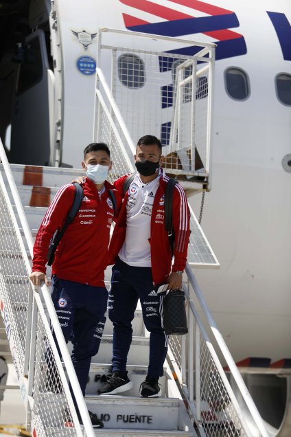 La llegada de la Roja a Paraguay para afrontar otro duelo clave en Clasificatorias