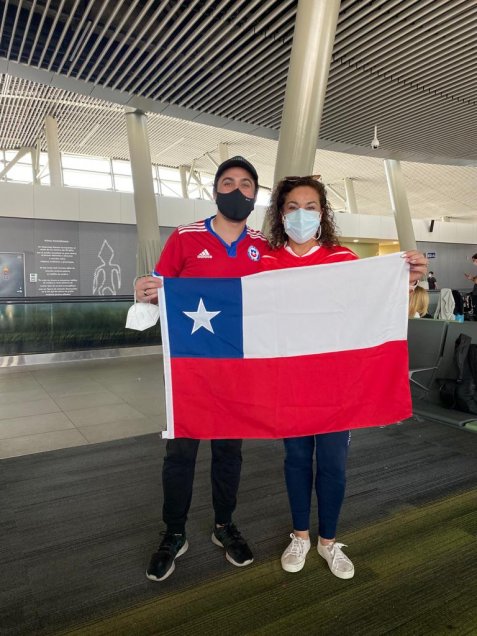Ganadora del concurso de Al Aire Libre está lista en Asunción para alentar a La Roja