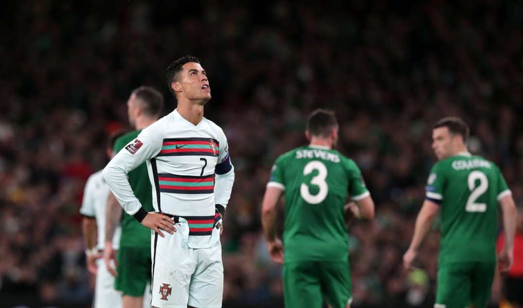 Portugal empató con Irlanda y se jugará ante Serbia el cupo directo al Mundial de Qatar 2022