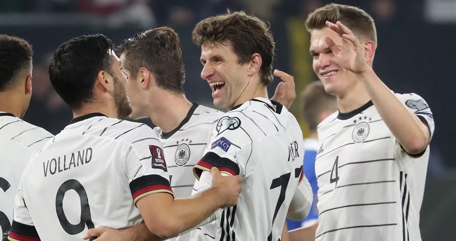 Alemania demolió con nueve goles a Liechtenstein en las Clasificatorias europeas