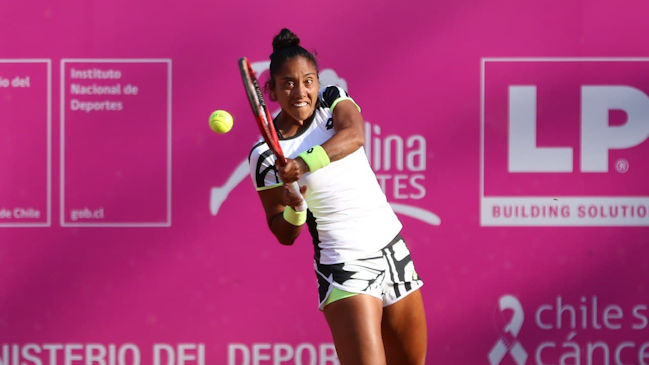 Daniela Seguel cayó en la final del dobles de la Copa LP Chile por IND