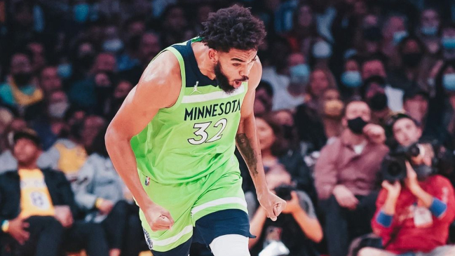 Karl Anthony Towns ayudó a Timberwolves a terminar con su mala racha a costa de los Lakers