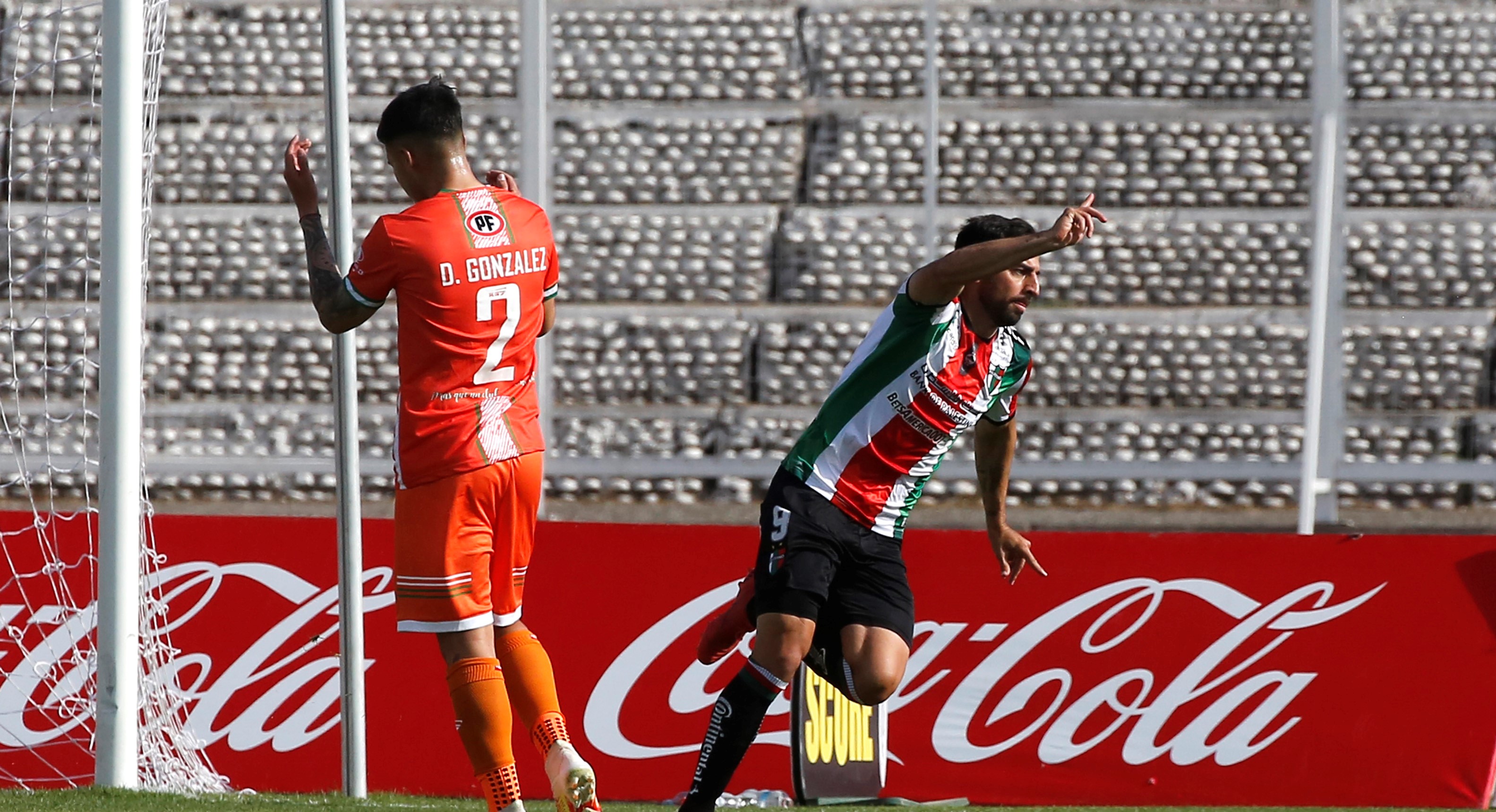 Sánchez Sotelo terminó una gran jugada colectiva y logró el empate de Palestino ante Cobresal