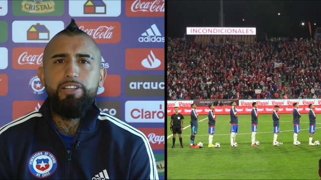 Arturo Vidal y Claudio Bravo lanzaron campaña “Somos un solo equipo”
