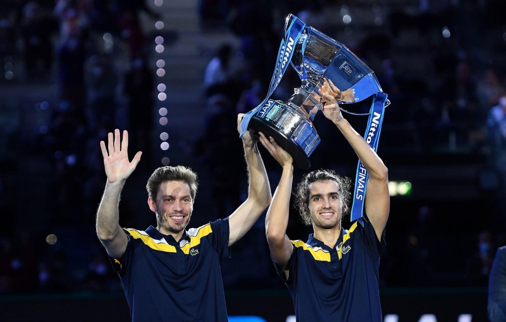 Herbert y Mahut se proclamaron campeones en el dobles de las Finales de la ATP