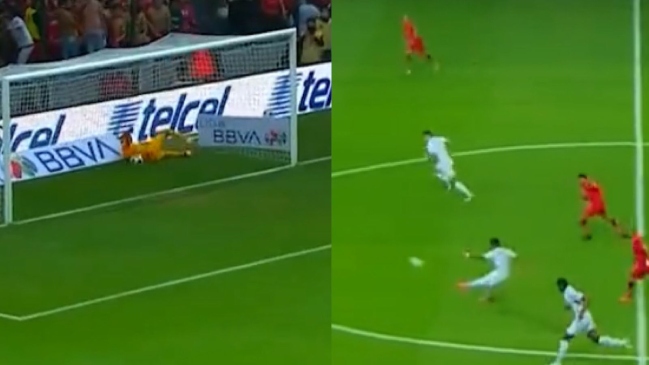 El tremendo golazo de Leonel López en clasificación de Pumas en la liga mexicana