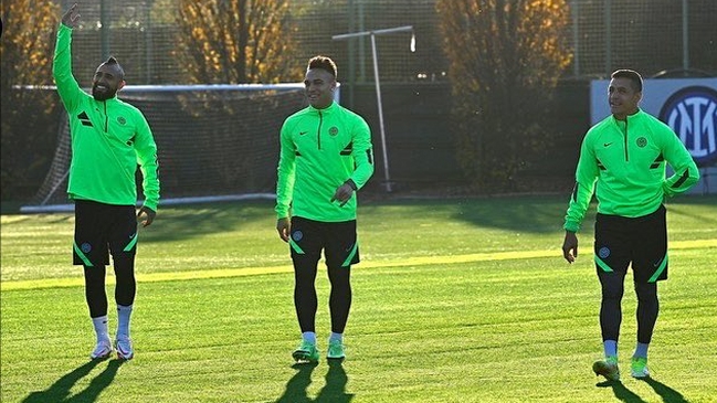 Arturo Vidal y Alexis Sánchez entraron en “modo Champions”