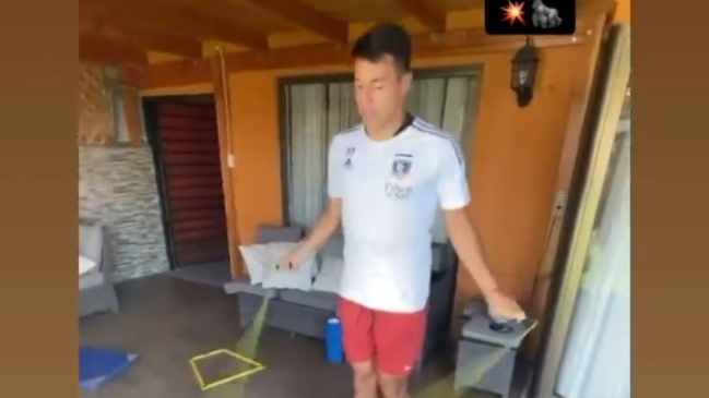 Iván Morales se prepara con todo físicamente para la recta final del torneo con Colo Colo