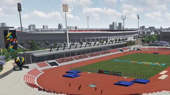Revisa imágenes de cómo quedarán los recintos del Parque Estadio Nacional para Santiago 2023