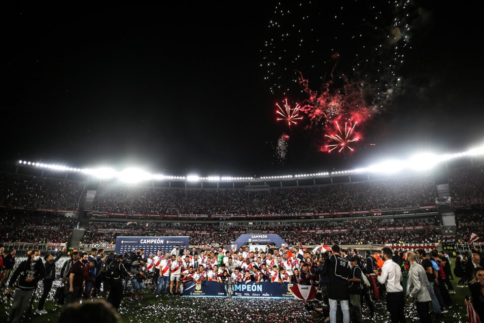 ¡La estrella 36! River Plate celebró con una fiesta monumental el título de la Liga Profesional