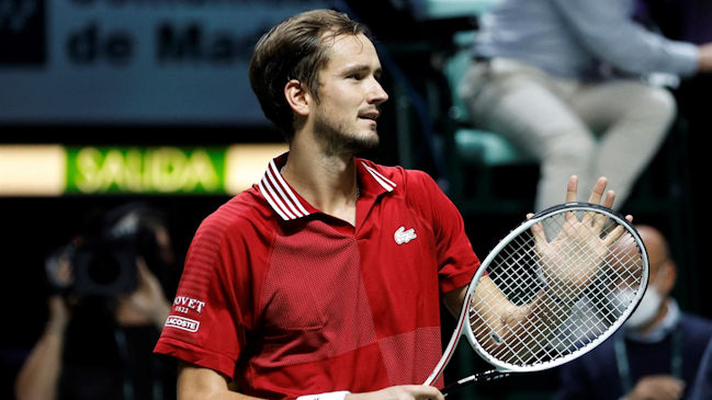 Daniil Medvedev sentenció el triunfo de Rusia sobre Ecuador en las Finales de Copa Davis