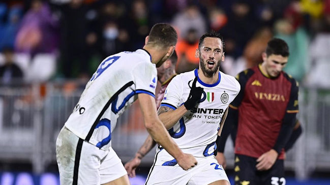 Inter de Milán cumplió con vencer a Venezia y tomó impulso a la caza del liderato
