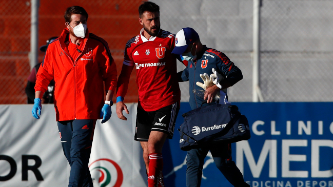 De Paul sufrió una lesión lumbar ante Cobresal y es duda para la última fecha contra La Calera