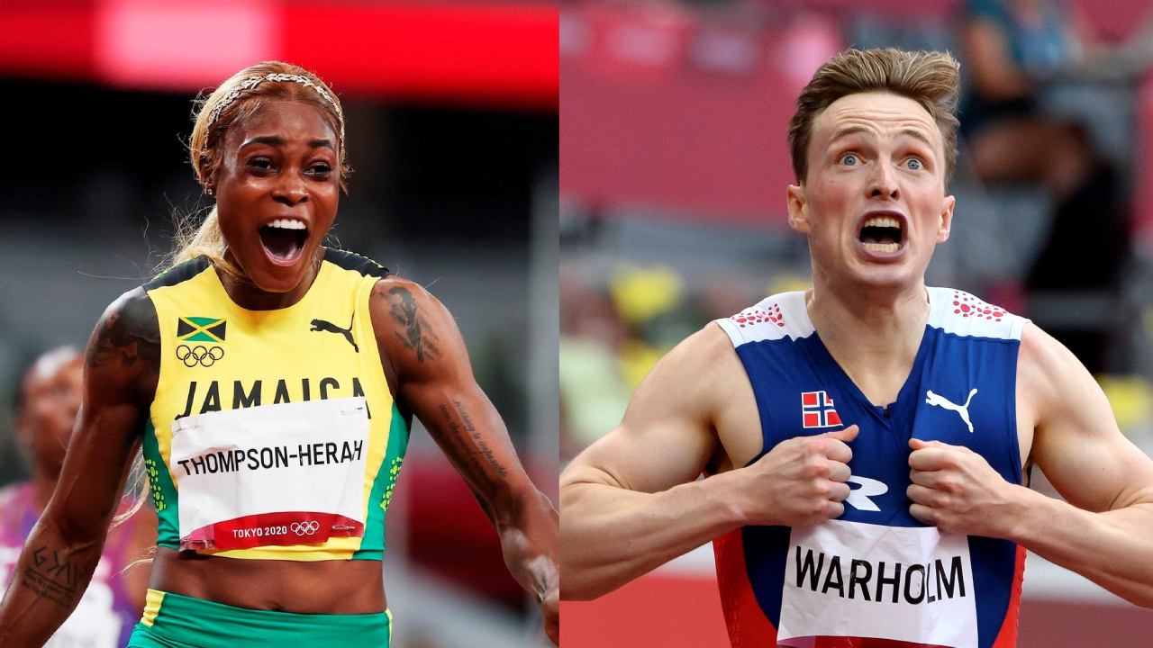 Elaine Thompson-Herah y Karsten Warholm fueron elegidos mejores atletas del 2021