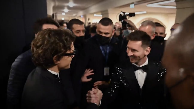 Tom Holland compartió registro de su paso por la gala del Balón de Oro