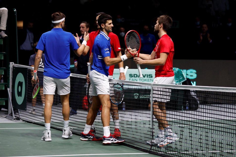 La amargura de Serbia al quedar eliminados en semis de la Copa Davis a manos de Croacia