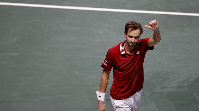 Daniil Medvedev concretó el paso de Rusia a la final de la Copa Davis