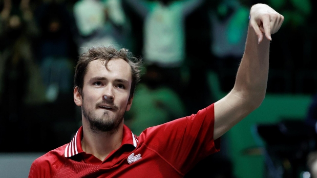 Medvedev explicó celebración como Cristiano Ronaldo que molestó a fanáticos