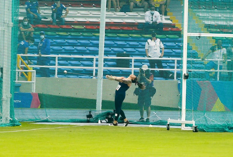 Mariana García ganó la medalla de bronce en el lanzamiento del martillo de los Panamericanos Juniors