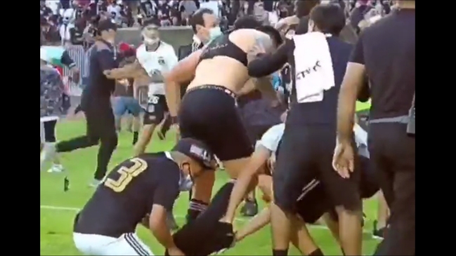 Matías Zaldivia fue despojado de su indumentaria tras la derrota de Colo Colo