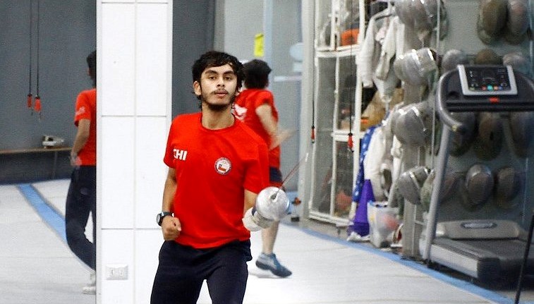 Jorge Valderrama ganó medalla de oro en esgrima en los Panamericanos Junior de Cali 2021