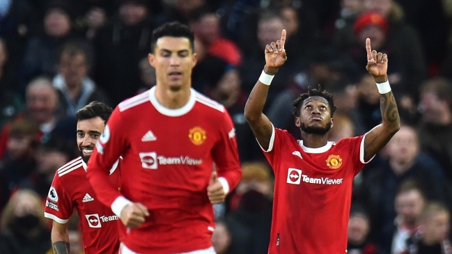 Fred marcó en la primera victoria de Rangnick al mando de Manchester United