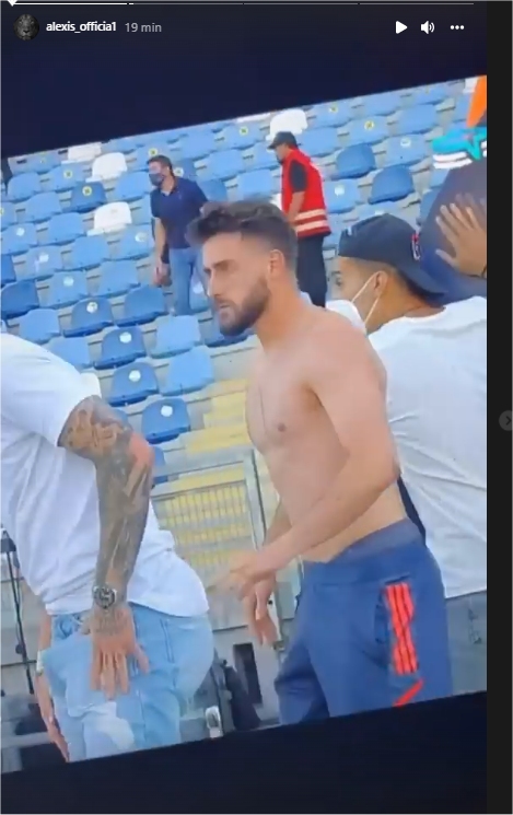 Alexis Sánchez celebró el gol que aseguró la permanencia de Universidad de Chile