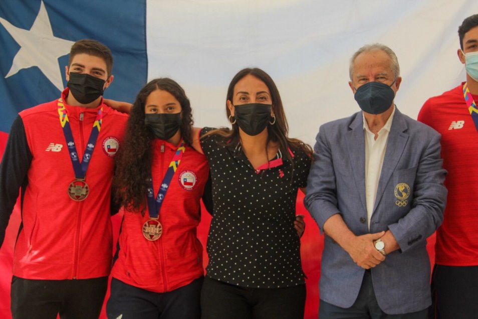 La recepción del Ministerio del Deporte y el Coch a los medallistas en Panamericanos Juniors de Cali