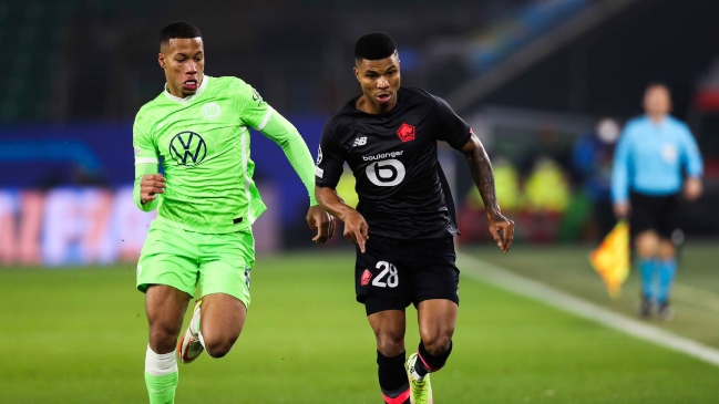Lille batió a Wolfsburgo y celebró el liderato en el Grupo G de la Champions League
