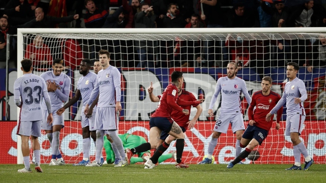 FC Barcelona sufrió amargo empate ante Osasuna y sigue sin levantar cabeza en La Liga