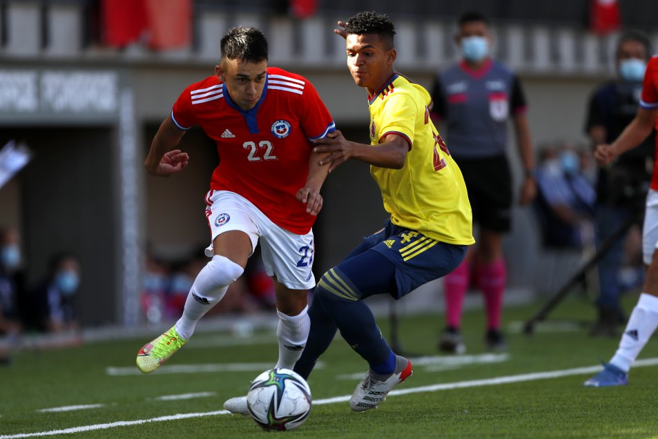 La selección chilena sub 20 dio todo, pero perdió ante Colombia en el cierre del “Raúl Coloma Rivas”