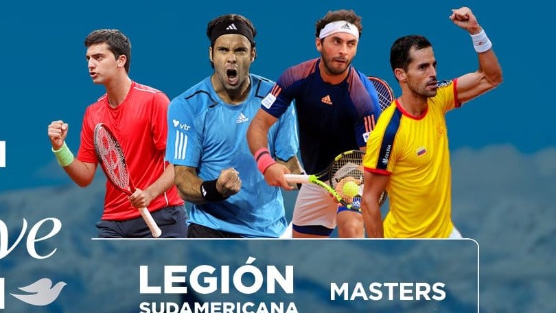 Este miércoles arranca el Masters Legión Sudamericana con Fernando González a la cabeza