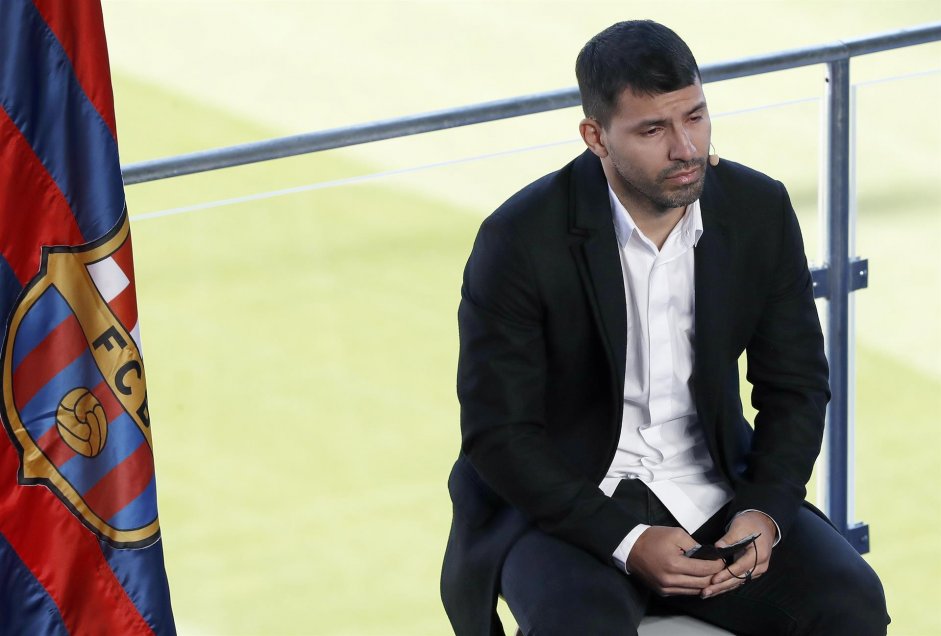 Sergio Agüero dio a conocer entre lágrimas el final de su carrera como futbolista