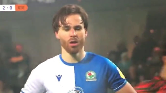 Ben Brereton Díaz marcó de penal ante Birmingham y llegó a los 18 goles con Blackburn