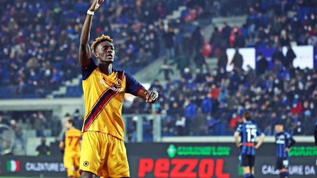 Tammy Abraham brilló con doblete en goleada de AS Roma sobre Atalanta