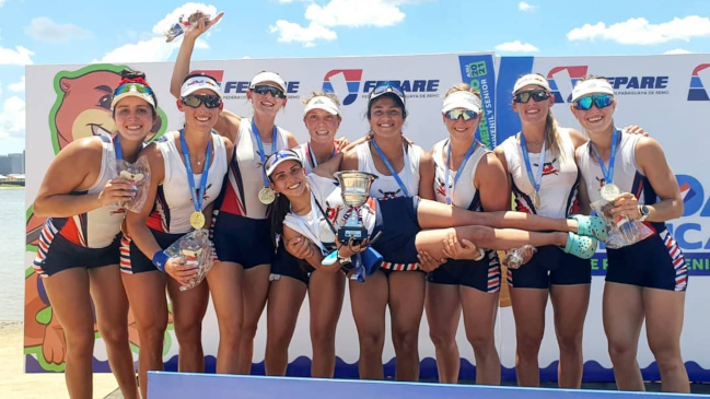 Chile se coronó campeón del Sudamericano de Remo de Paraguay