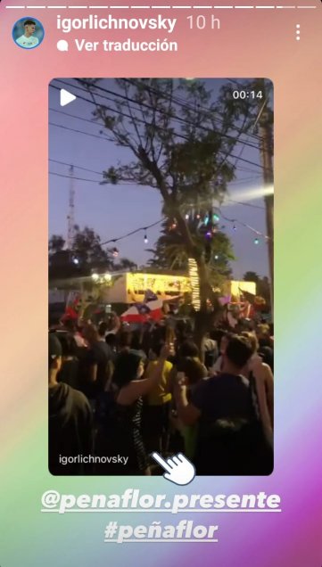 La celebración de los deportistas nacionales por la victoria de Gabriel Boric