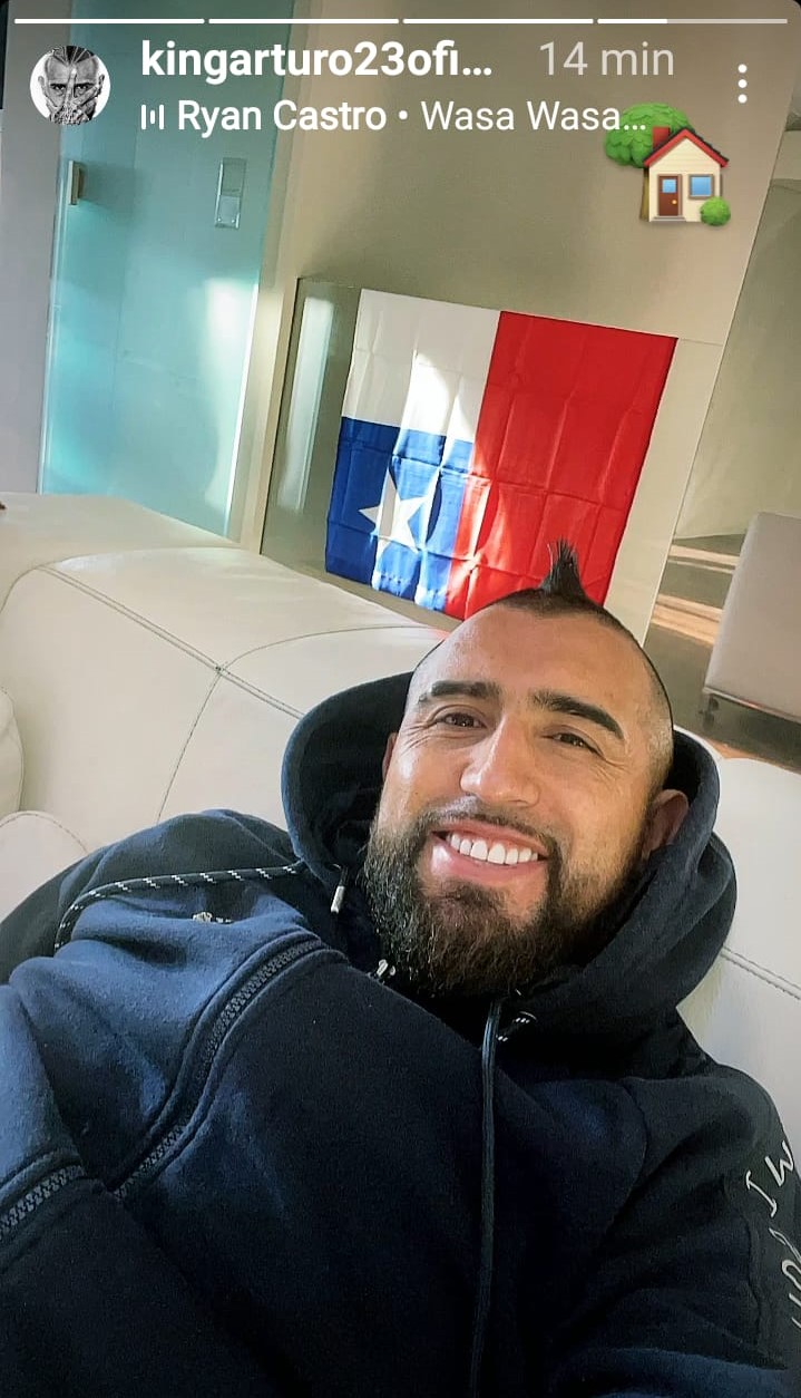 Arturo Vidal volvió a manifestar su alegría por el triunfo en las urnas de Gabriel Boric