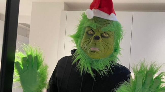 La divertida broma navideña de Kevin De Bruyne a su familia al estilo de El Grinch